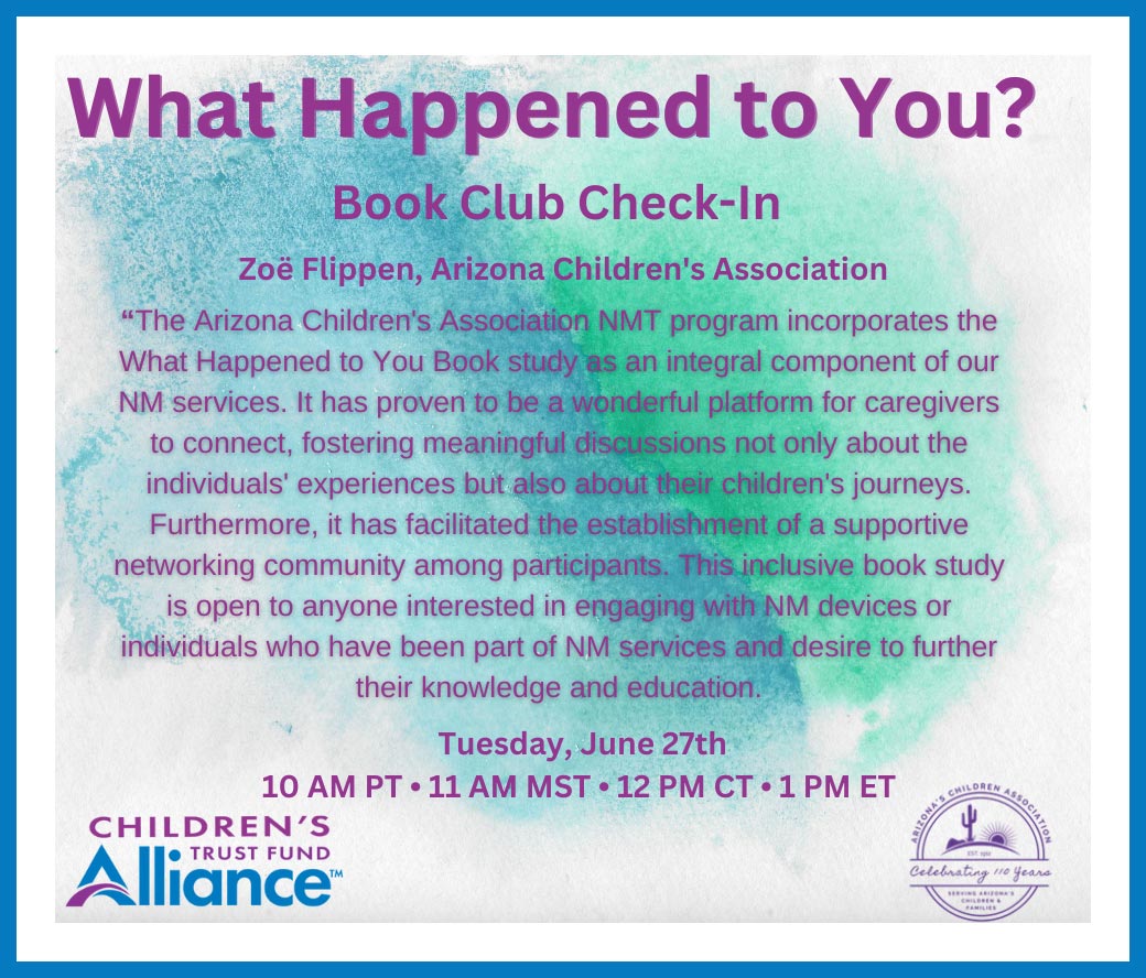 Children's Trust Fund Alliance Book Club Check In